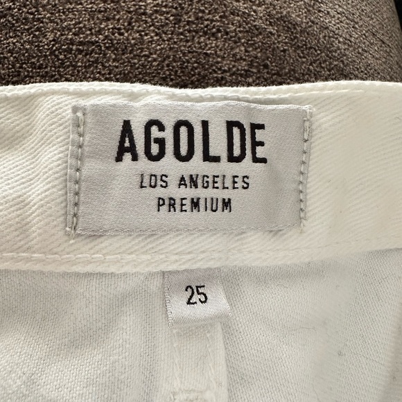 White Agolde Parker Short - Picture 3 of 4